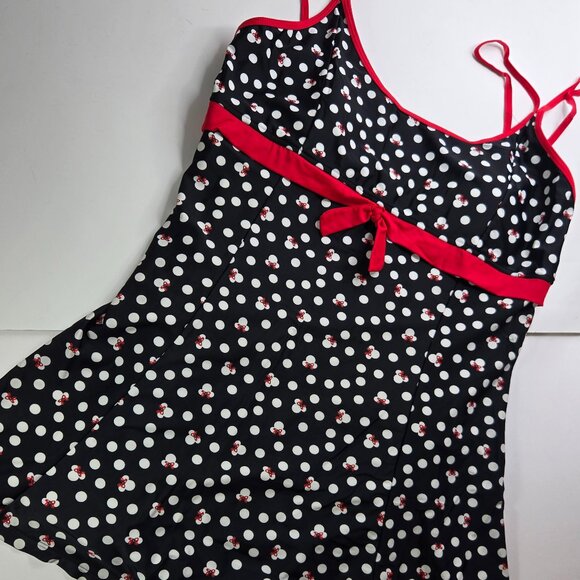 Disney Swim Diseny Parks Minnie Mouse Icons One Piece Swimdress XXL - Picture 1 of 12